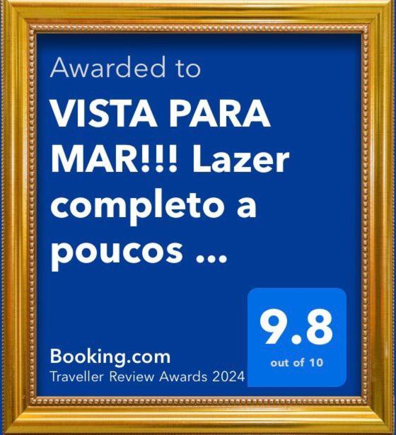 غوارويا Vista Para Mar!!! Lazer Completo A Poucos Passos Da Praia المظهر الخارجي الصورة